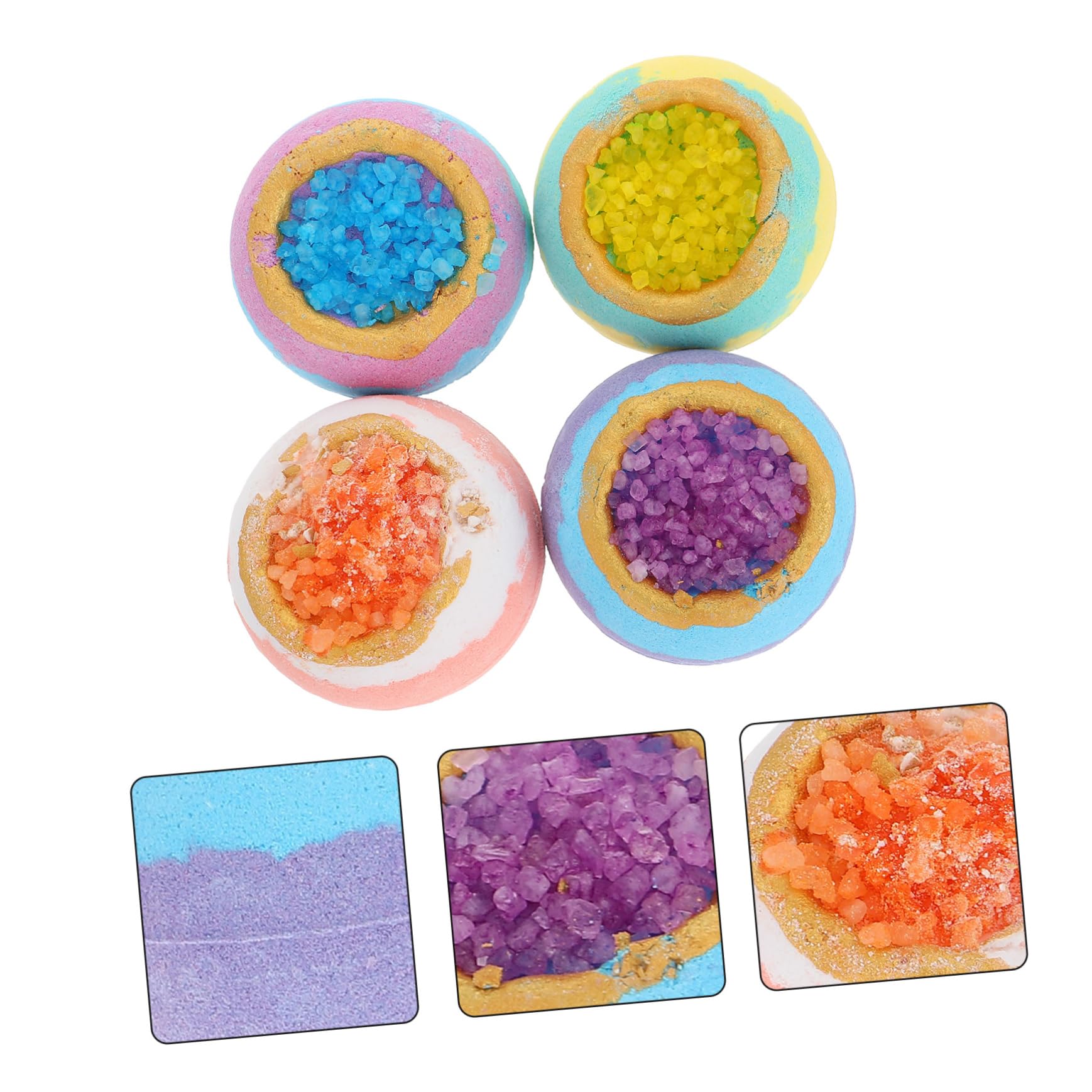 4piezas De Baño Naturales Aceites Esenciales y Sal Para Relajante Spa Casa