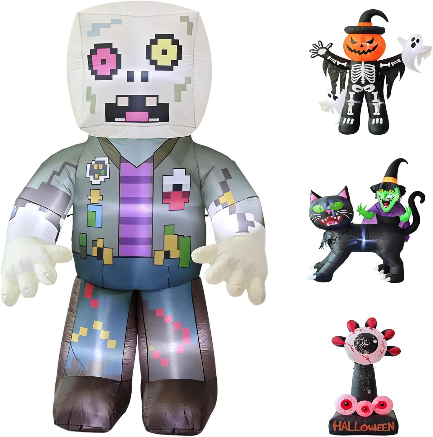 8ft Pixel Zombie