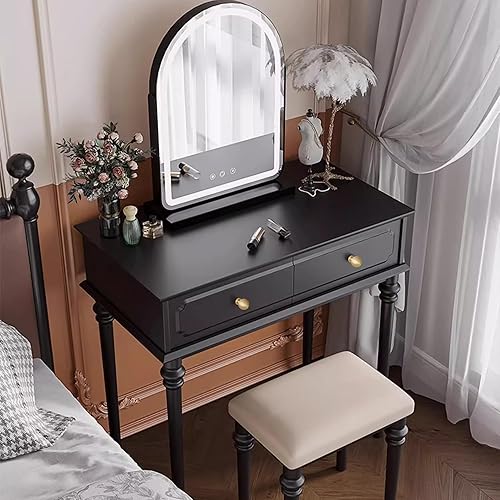 Miniatura 5 de QOGRISUN Paquete de 10 pomos de latón macizo, pomos redondos dorados para cajón de tocador, 0.9 pulgadas de diámetro, accesorios de cocina modernos,