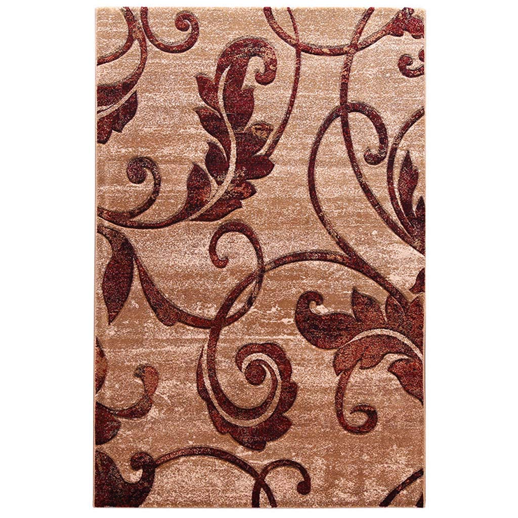 Tapis minimaliste moderne salon chambre structure fleur coupée haut de gamme