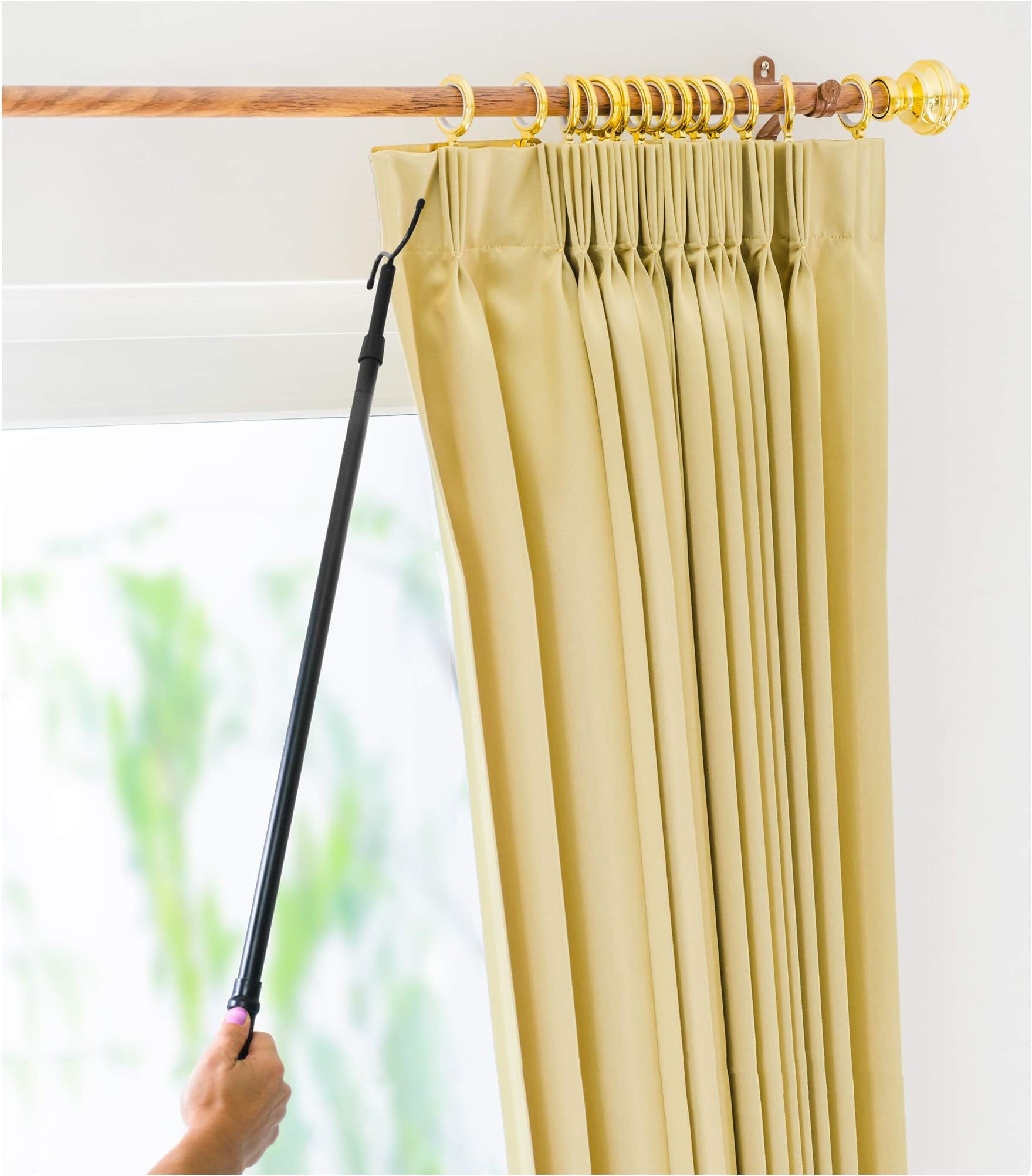 Amazon.com: A&F Rod Décor - 3/8" Fiberglass Drapery Baton Curtain Wands