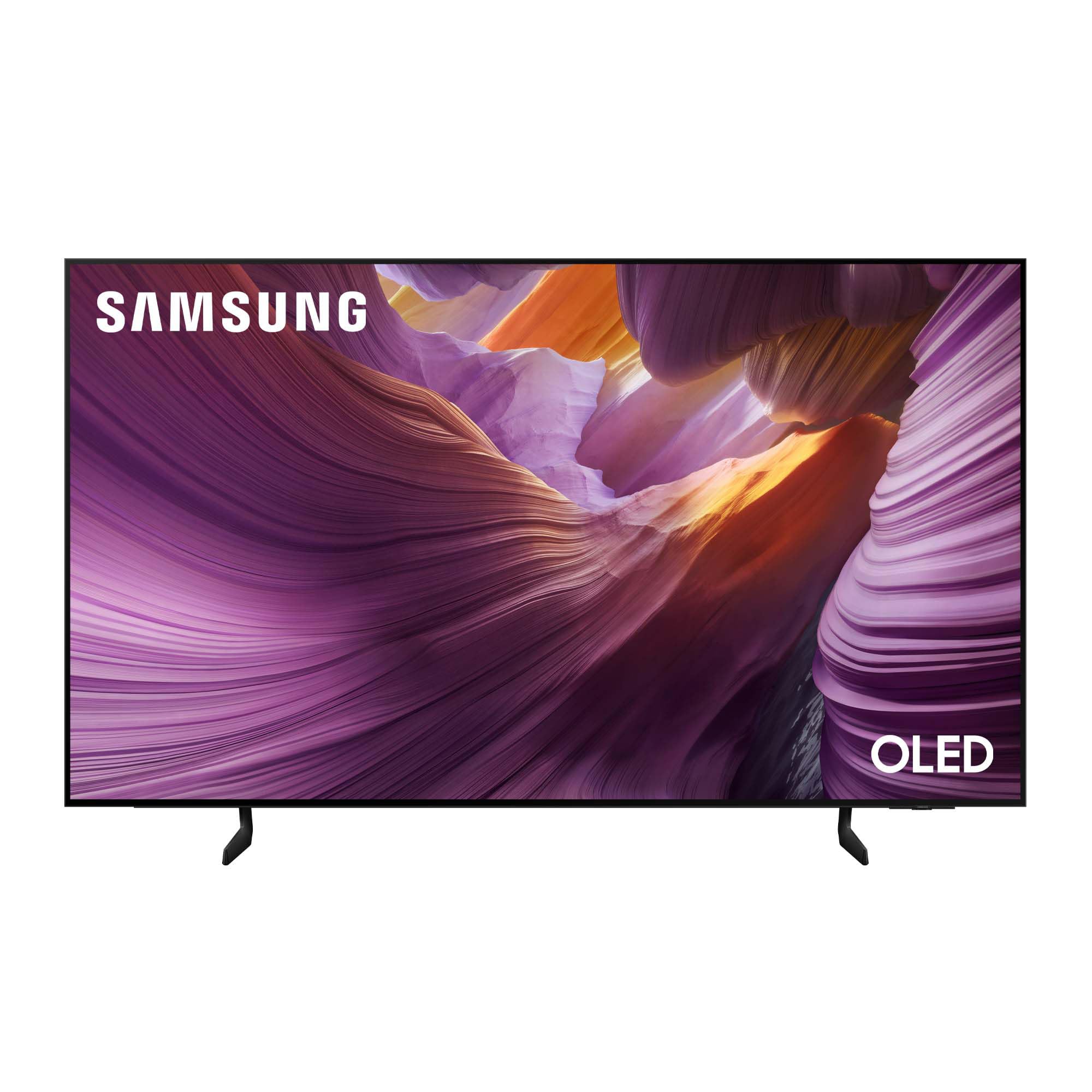 Samsung OLED 4K Vision AI Smart TV 65'' QE65S85FAEXZT, NQ4 AI Gen2 Processor, 4K AI Upscaling, Glare Free, Dolby Atmos & OTS Lite, Contour Design,PACCHETTO INTRATTENIMENTO, 2025