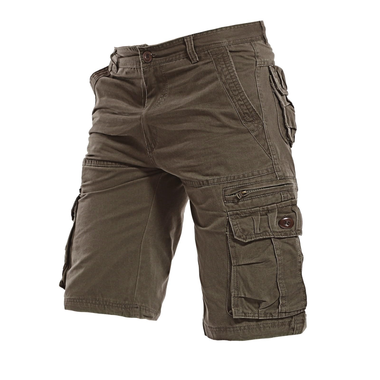 Pantaloncini da palestra da uomo con tasche con cerniera ad asciugatura rapida elastico in vita corsa allenamento calcio atletica pantaloni sportivi con coulisse