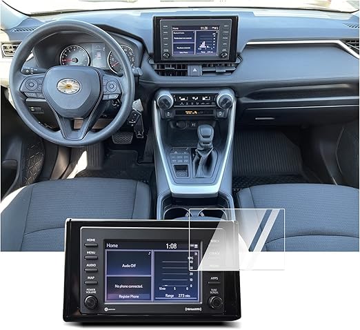 bixuan rav4 screen protector design for toyota rav4 2019 2020 2021 2022 le xle 7 inch display screen tempered glass 2019 2022 rav 4 screen protective