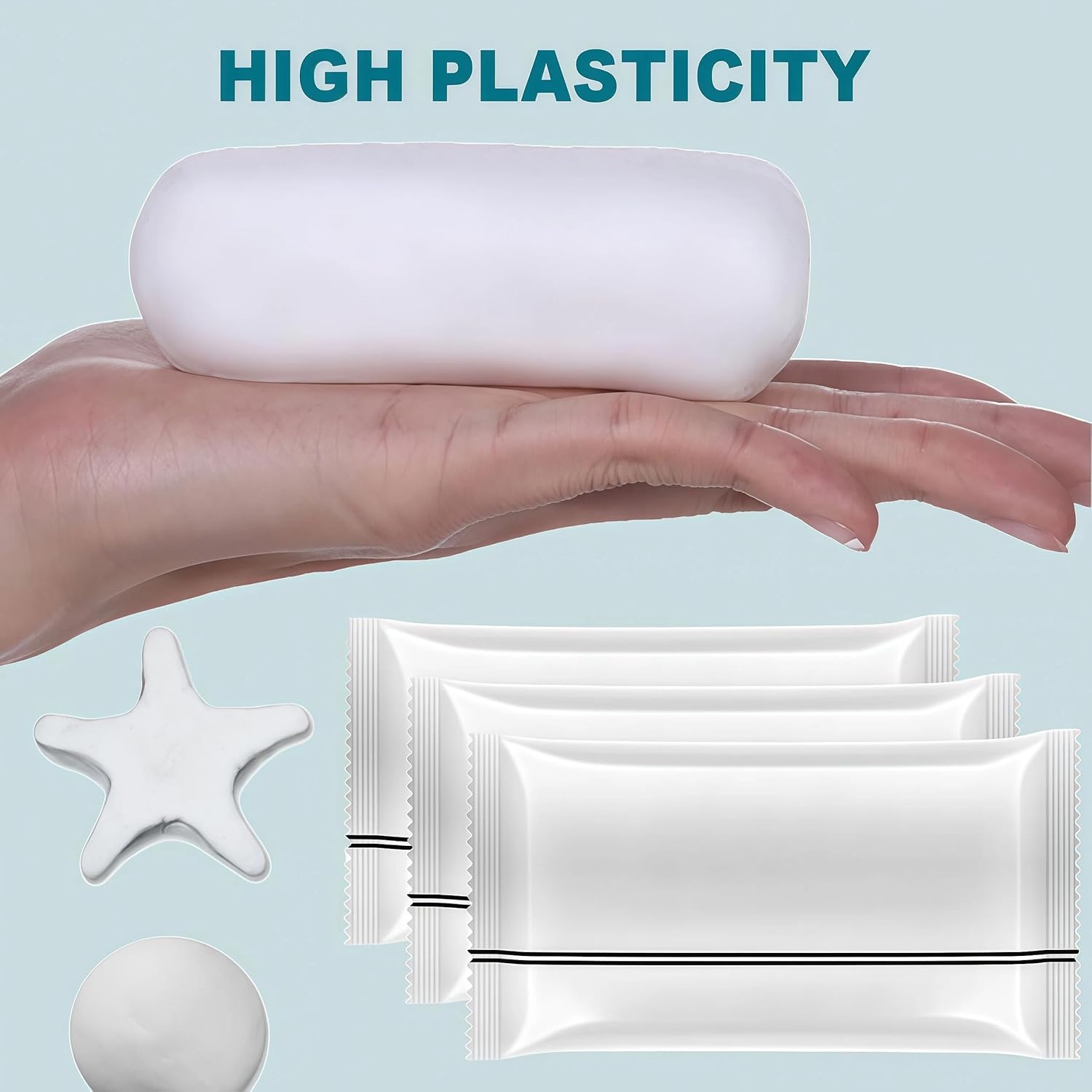 Waterproof Sealant Mastic, Upgrade Repair Sealing Clay Type White Waterproof Sealant Mastic, Quick Mending Mud for Holes and Gaps Wall Filler (3 Pcs)