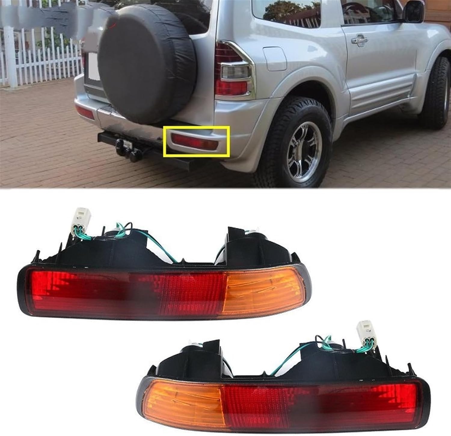 デリカミニ専用 LEDリア リフレクター ブレーキ ポジション ウインカー