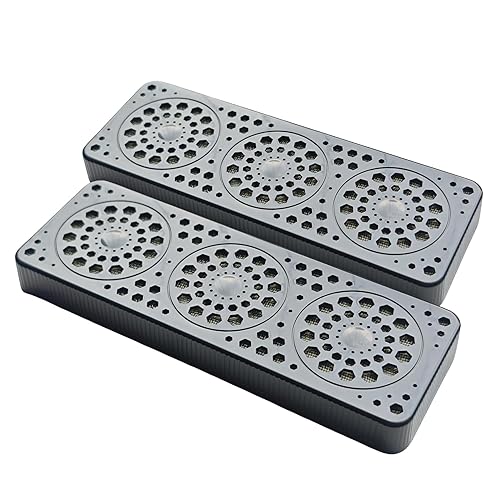 Cigar Humidifier,2-Pack Black Rectangle,Cigar Humidor Humidifiers, Triple Window Humidifier,Increased Humidity