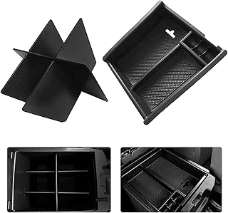 for Tacoma 2023 2022 2021 2020 2019 2018 2017 2016 Center Console Organizer Insert,Fit 2016-2023 Toyota Tacoma Accessories Console Armrest Box Tray,Center Console Organizer Divider for Tacoma
