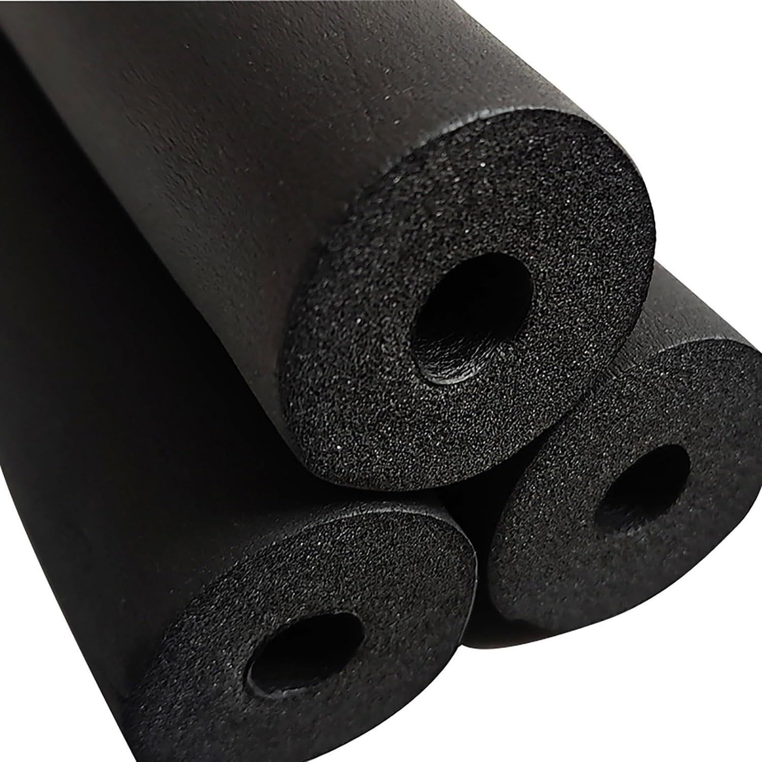 Black Foam Tube ID 6mm 19mm 25mm 43mm 60mm 76mm Pipe Insulation Tubing Weather Seal High Density Stripping Foam Pipe Covers for Winter Indoor Pipeline Protection ( Size : ID 20mm*20mm*1.9m )