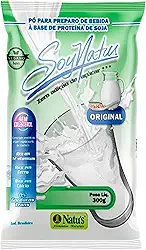 Natu's, Leite de Soja, SoyNatus, Vegano, Sabor Original, Zero, 300 Gramas