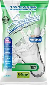 Natu's, Leite de Soja, SoyNatus, Vegano, Sabor Original, Zero, 300 Gramas