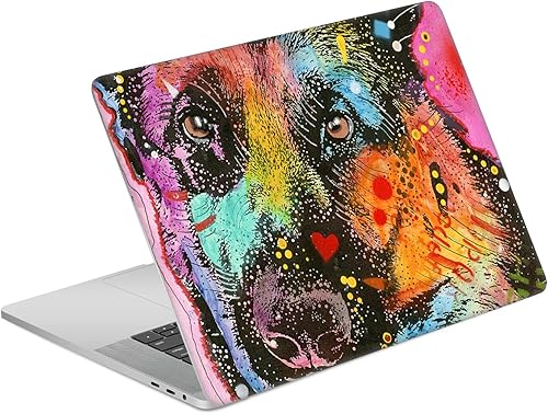 Head Case Designs Officially Licensed Dean Russo Pastor Alemán Animals Vinyl Sticker Skin Decal Cover Compatible with MacBook Pro 15.4" A1707A1990