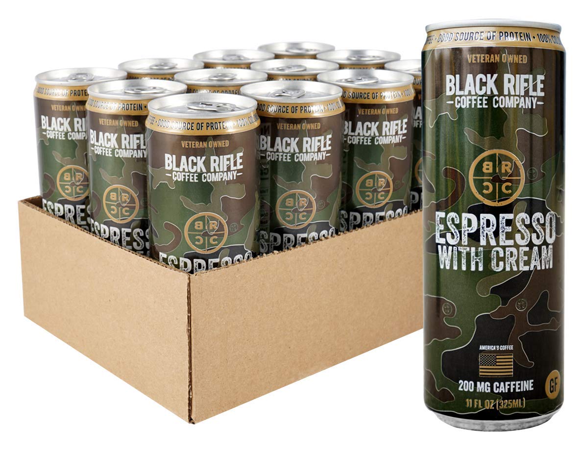 Black Rifle Coffee Ready To Drink (Espresso with Cream, 12 ...