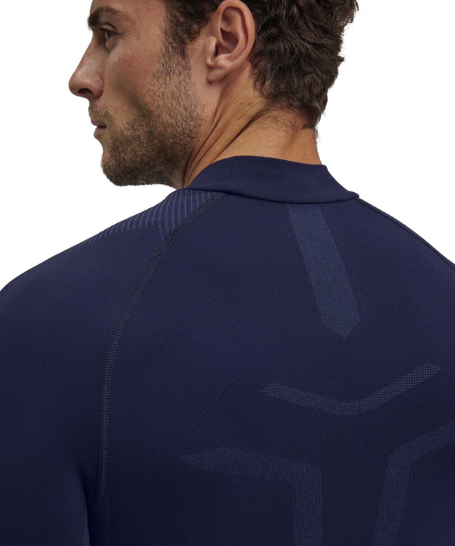 FALKE Uomo Warm Turtleneck Maglia Sportiva Tecnica Manica Lunga per Temperature da miti a Fredde Caldo Intimo Tecnico Traspiranti Asciugatura Rapida sostenibili Filo Funzionale 1 Pezzo