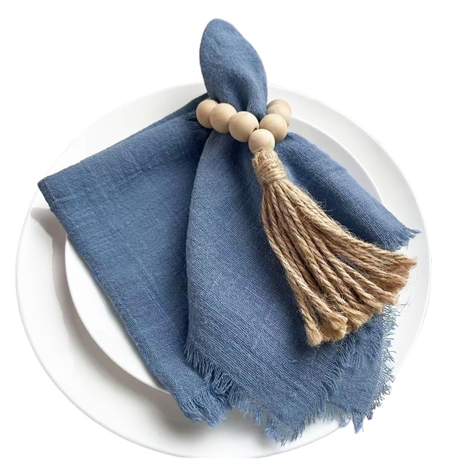 Cotton Gauze Napkins Retro Rustic 32x32cm 6PCS for table