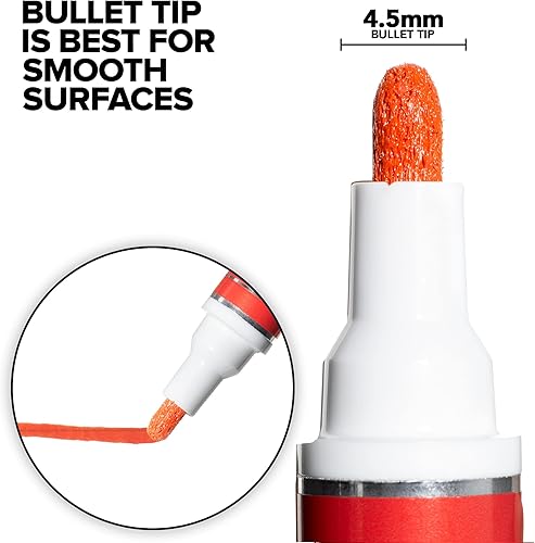 Miniatura 9 de Krink K-42 - Rotulador de pintura amarilla  Rotulador vibrante y opaco para cualquier superficie  Marcador permanente con pintura a base de alcohol