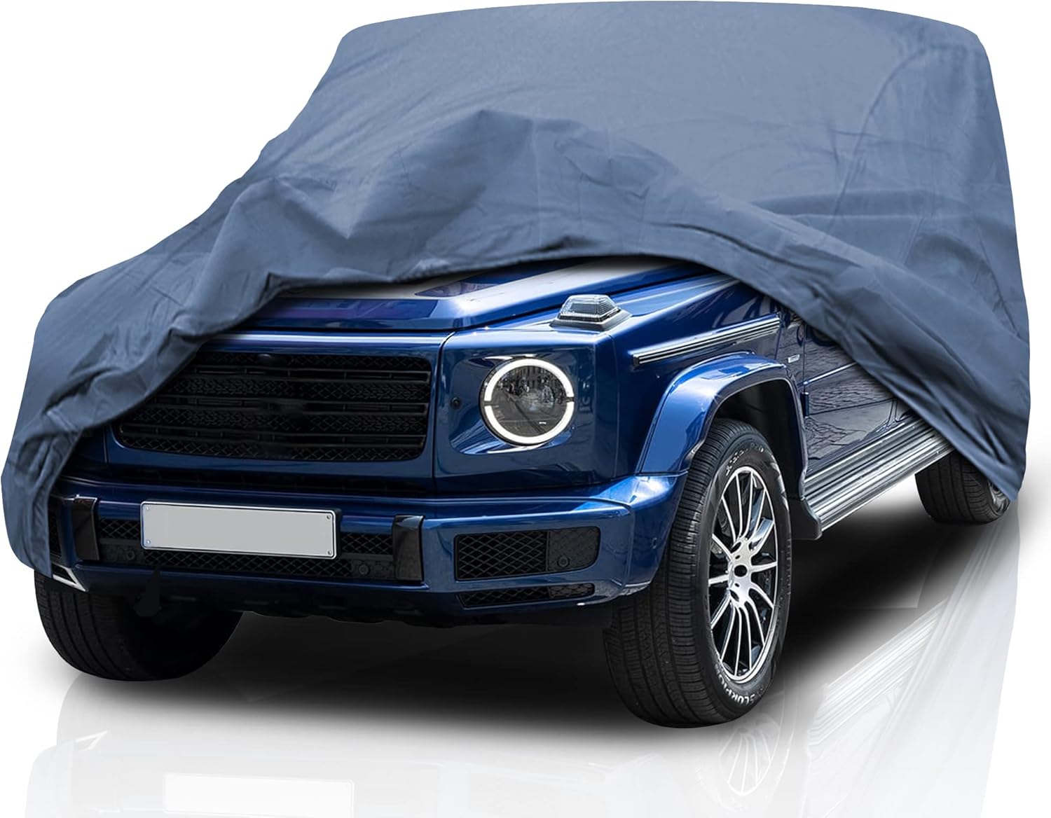 DaShield Ultimum Series Car Cover for Mercedes-Benz G63 AMG 2013-2026 SUV 4-Door All Weather Protection Semi Custom Fit Full Coverage Dust, Sun, Snow, Rain, Hail Protection Indoor Outdoor