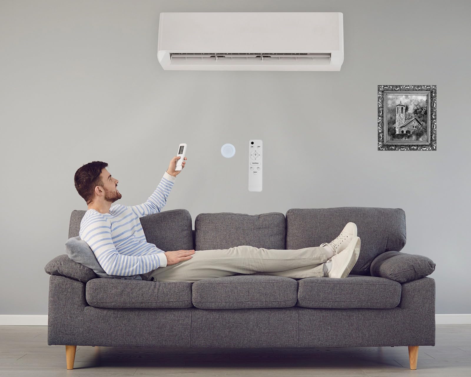 Supporto A Muro Magnetico Per Telecomando – 6 Pezzi, Senza Fori, In Silicone, Per TV E Condizionatori