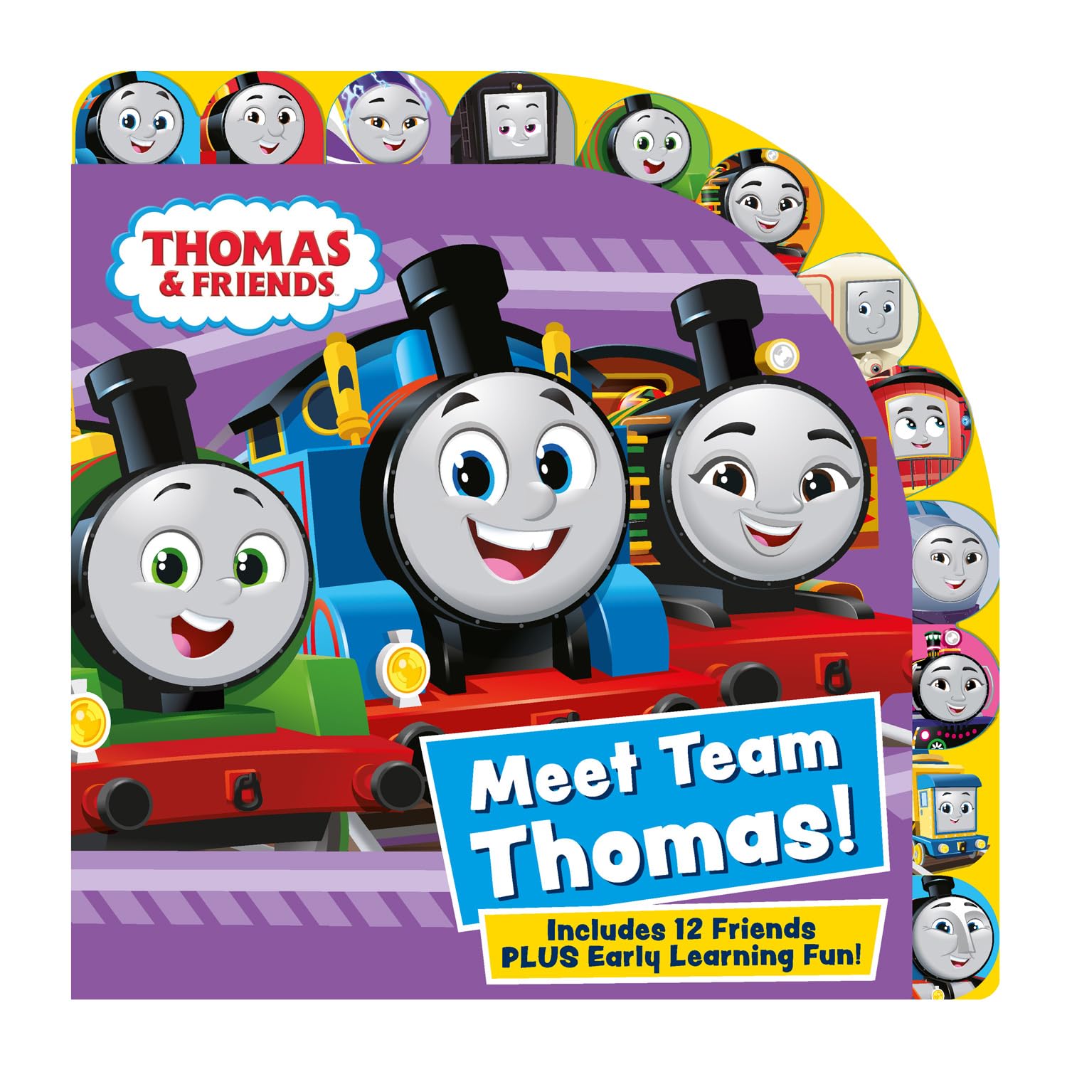 Thomas & Friends: Meet Team Thomas!: Large illustrated tabbed board book - a great gift for young fans of vehicles and classic Thomas