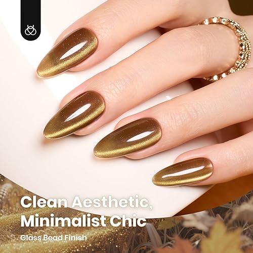 Miniatura 10 de beetles Gel Polish Kit de 6 esmaltes de uñas de gel de gelatina de color blanco lechoso, rosa nude, esmalte de uñas de gel marrón, esmalte de uñas