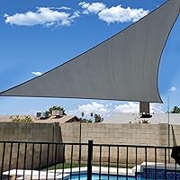 Vista 1 de KANAGAWA - Toldo triangular con bloque UV, color gris oscuro para patio,jardín, jardín trasero, actividades al aire libre
