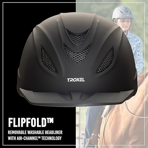 Miniatura 3 de TROXEL Performance Headgear Troxel Intrepid Indigo - Casco de equitación