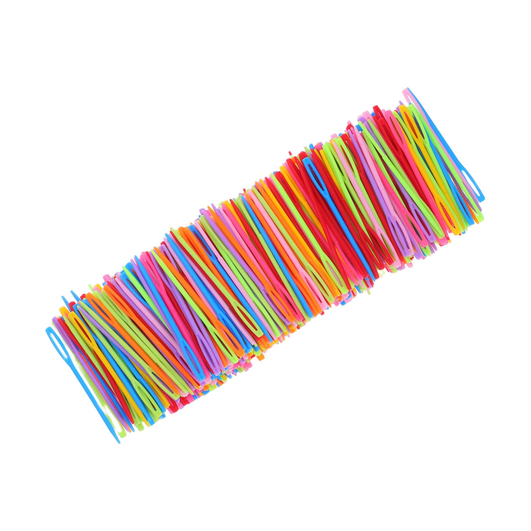 EPIGEIST 2000 Piezas Agujas de Plástico para Lana con Ojo Grande Multicolor Ligero y Fácil de Enhebrar Herramienta Resistente para Darnado y Manual