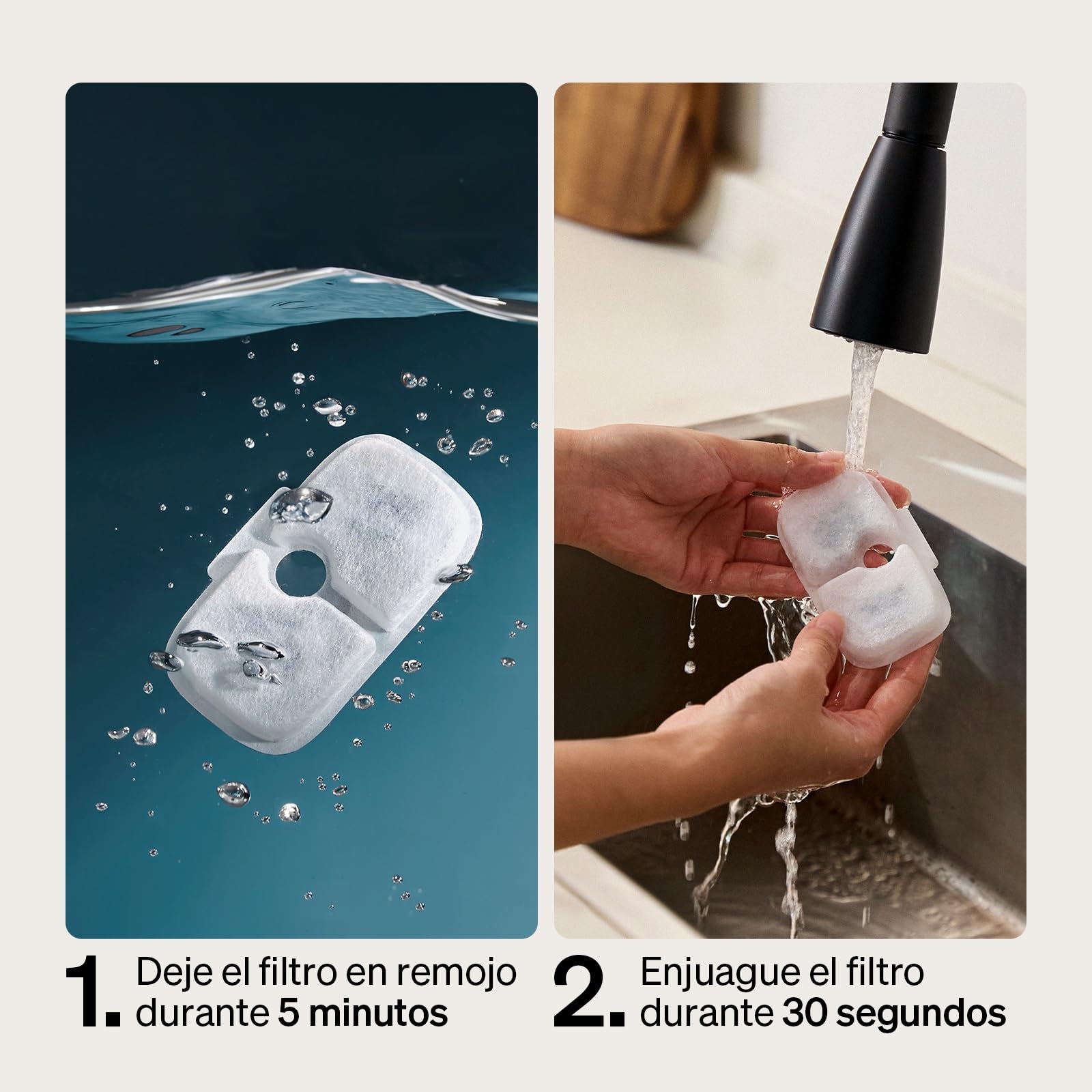 PETLIBRO Filtros para Gatos, 8 Filtros Verticales Compatibles con Dockstream PLWF005, PLWF115, PLWF105，PLWF106，PLWF116