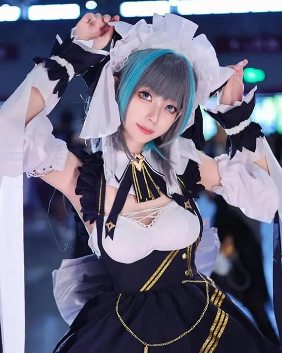 Amazon.co.jp: [神併良品] HMSチェシャー コスプレ ウィッグ付き