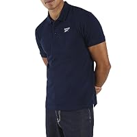 Reebok Blaze Embroidered SS Polo Shirt, Vector Navy