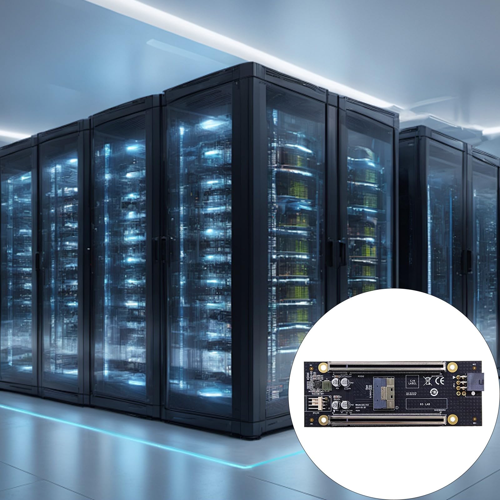 La Scheda Biforcazione PCIe 4 X16 Divide Lo Slot in 10GbE e NVMe per Scheda espansione Rack archiviazione/Rete