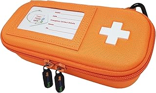 MyMediBag Hardcase Insulated - Standard CASE - Medication Bag for Allergy and Asthma - Highly Visible and Noticeable in The case of an Emergency