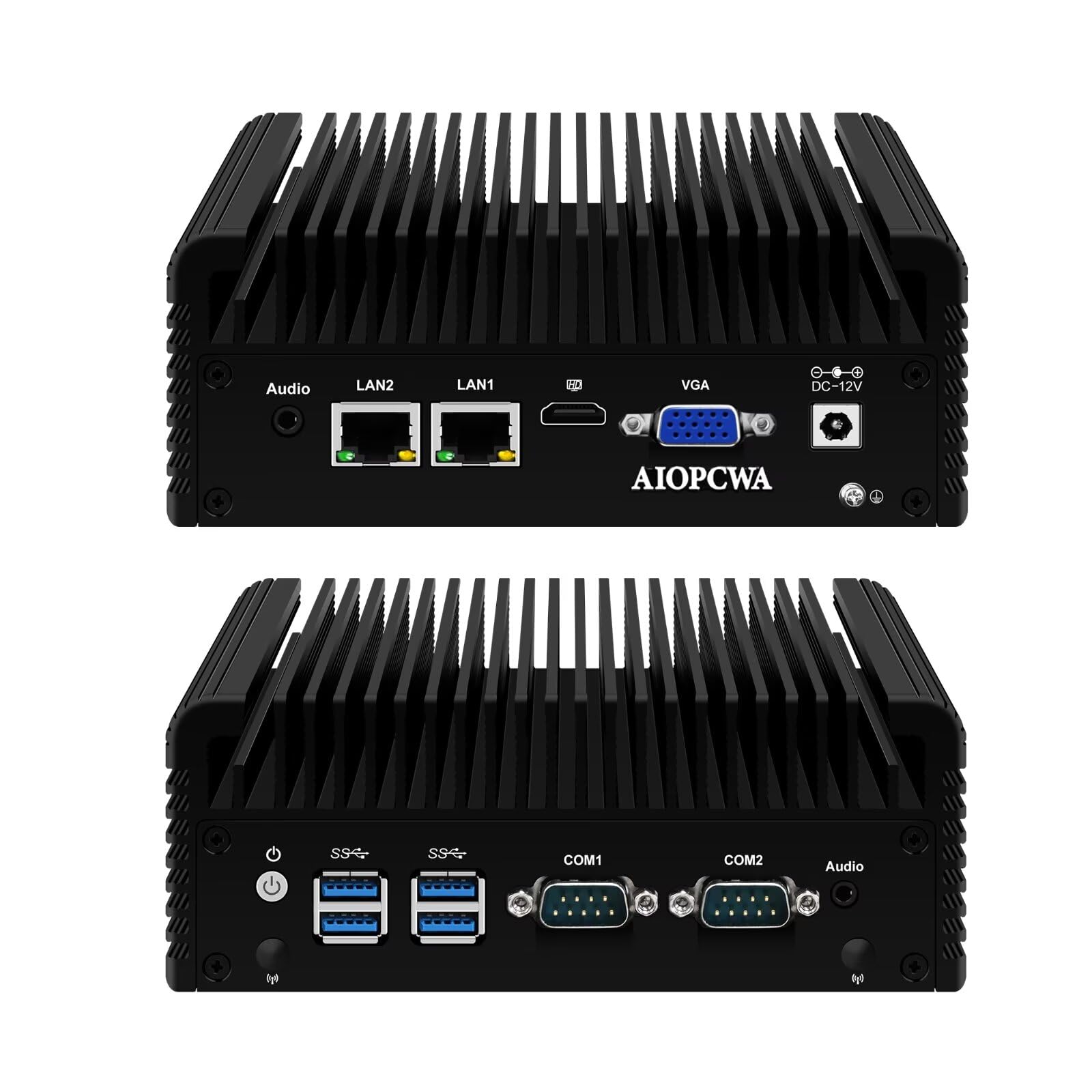 Amazon.co.jp: AIOPCWA ファンレス ミニPC、産業用 商業用 組込PC