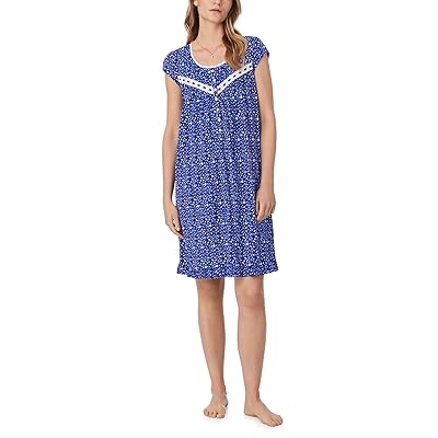 Eileen West Womens Short Cap Sleeve Nightgown Women