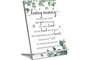 Chunful Wedding Memorial Table Sign: Cherished Memory, Timeless Love