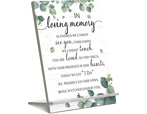 Cherishing Memories: Heartfelt Wedding Decor for Honoring Loved Ones