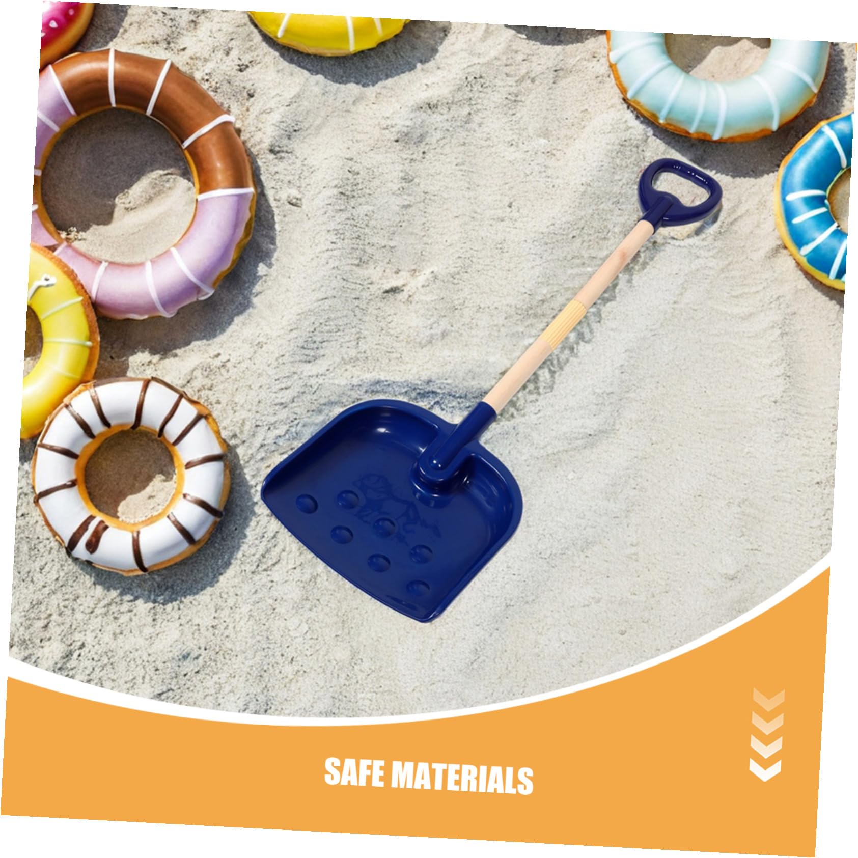 Palas de Playa para Excavar, Juego de 2 de Plástico Reforzado
