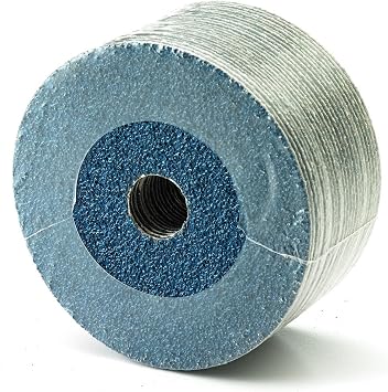 Mercer Industries Grit Zirconia Resin Fiber Discs, 36 Grit, 4-1/2 x 7/8, Pack of 25