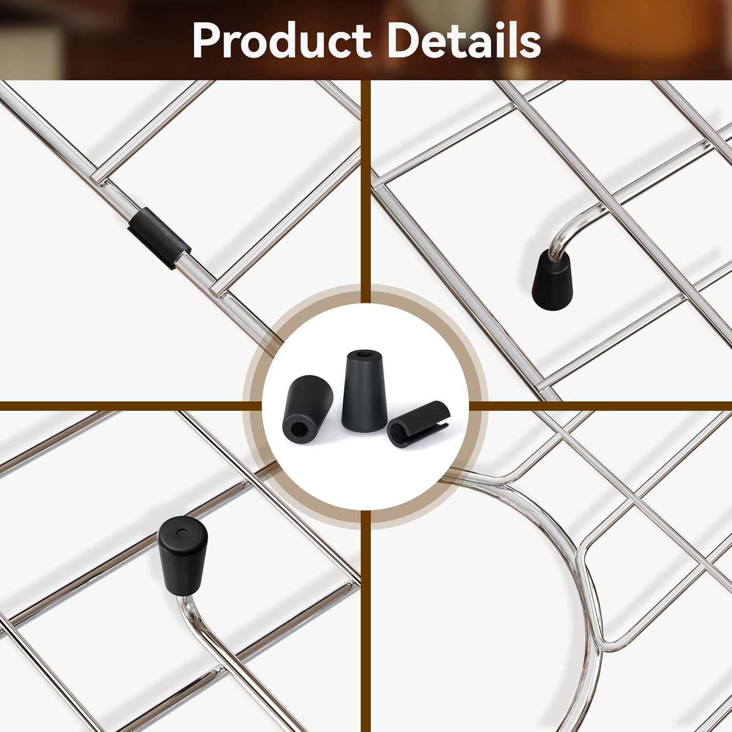 Sink Protector Grid 26-1/16 x 14-1/16,Centered Drain with Corner Radius 3-1/2, Stainless Steel Material(Centered Drain)