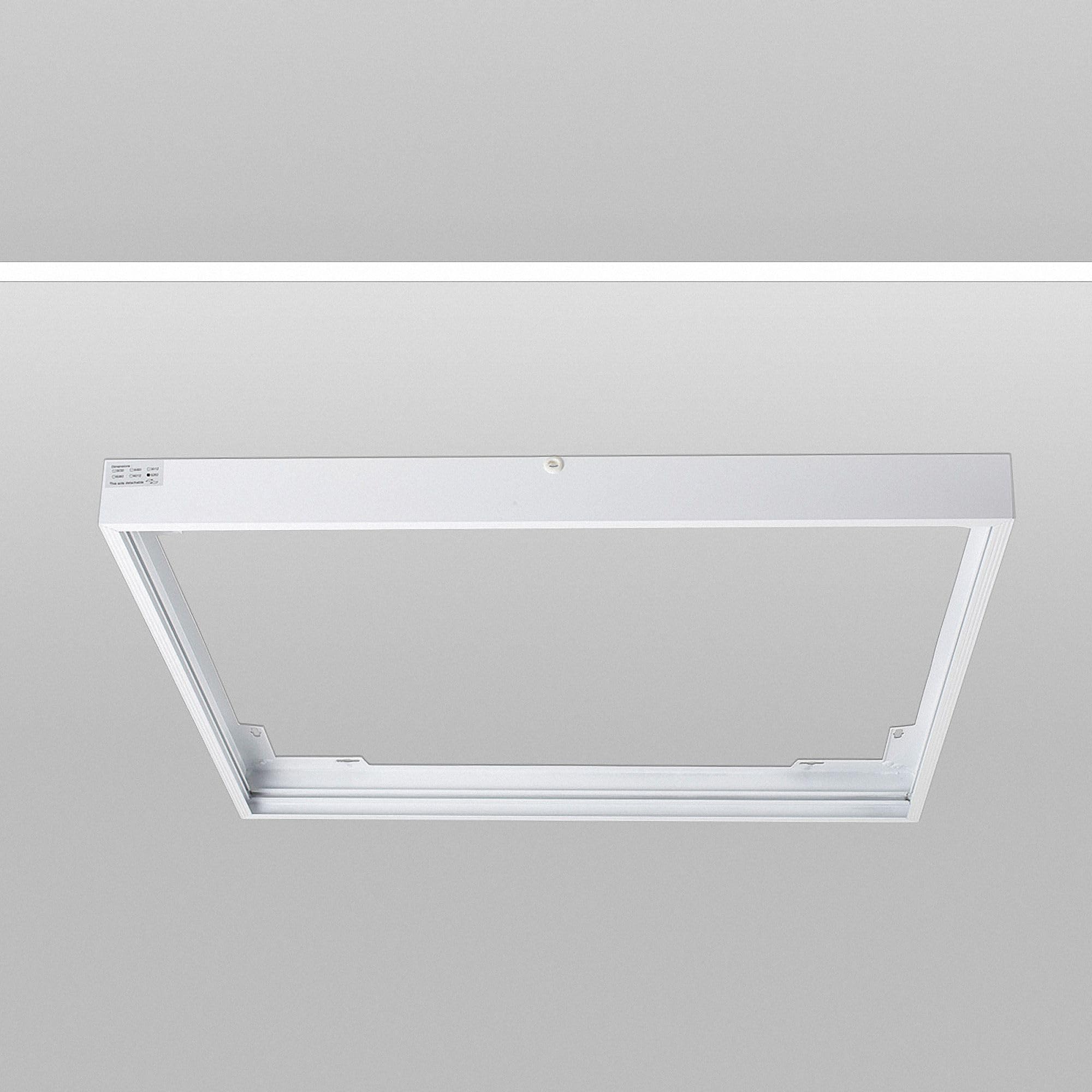 Aufputzrahmen W1062-2 für 62x62 LED PANEL Aufbau Anbau