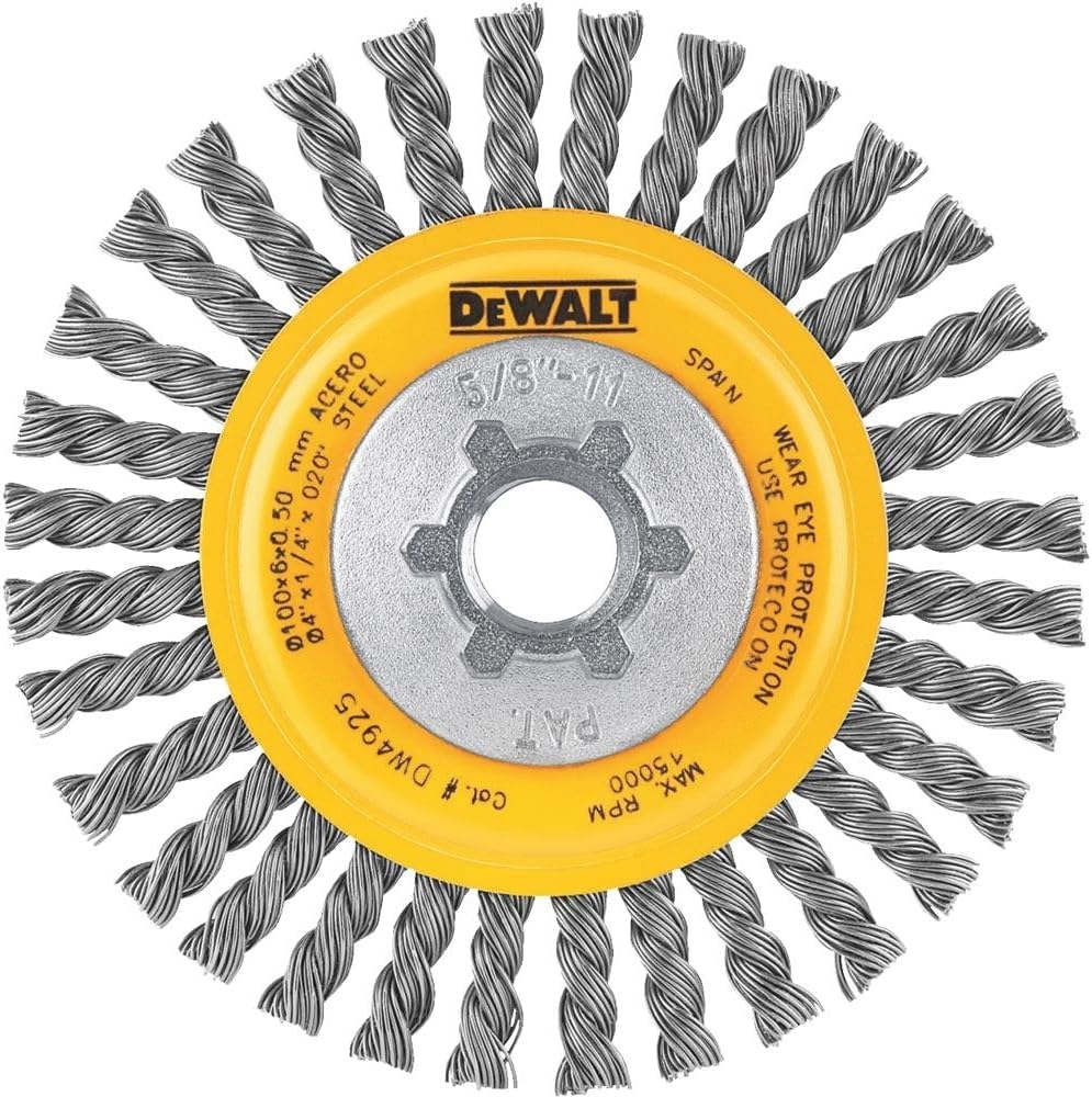 DeWalt Wire Wheel - Powerful Brushing Action -4
