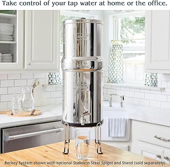 Big Berkey 2.25 Gal Gravity Water Filter System with BB9-2 Filters