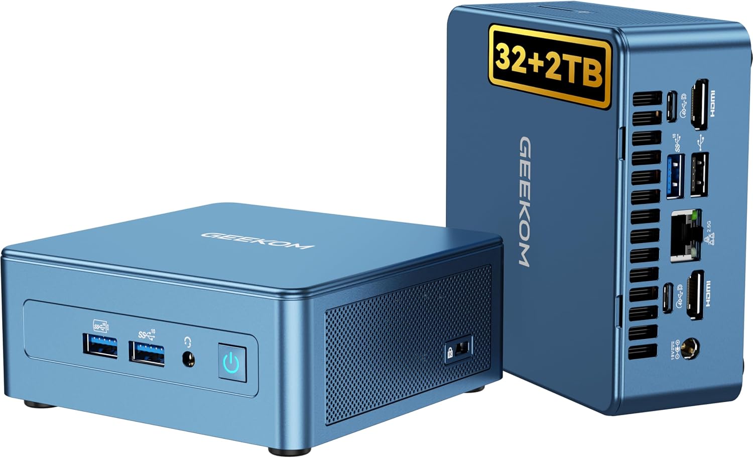 GEEKOM IT13 Mini PC 2025 with 13th Gen Intel i9-13900HK | 32GB RAM | 2TB NVMe SSD | Windows 11 Pro | 6 X USB | 8K Quad Display | WiFi 6E | SD Slot | Intel NUC13 Replacement Desktop Computers GEEKOM IT13 Mini PC 2025 with 13th Gen Intel i9-13900HK | 32GB RAM | 2TB NVMe SSD | Windows 11 Pro | 6 X USB | 8K Quad Display | WiFi 6E | SD Slot | Intel NUC13 Replacement Desktop Computers