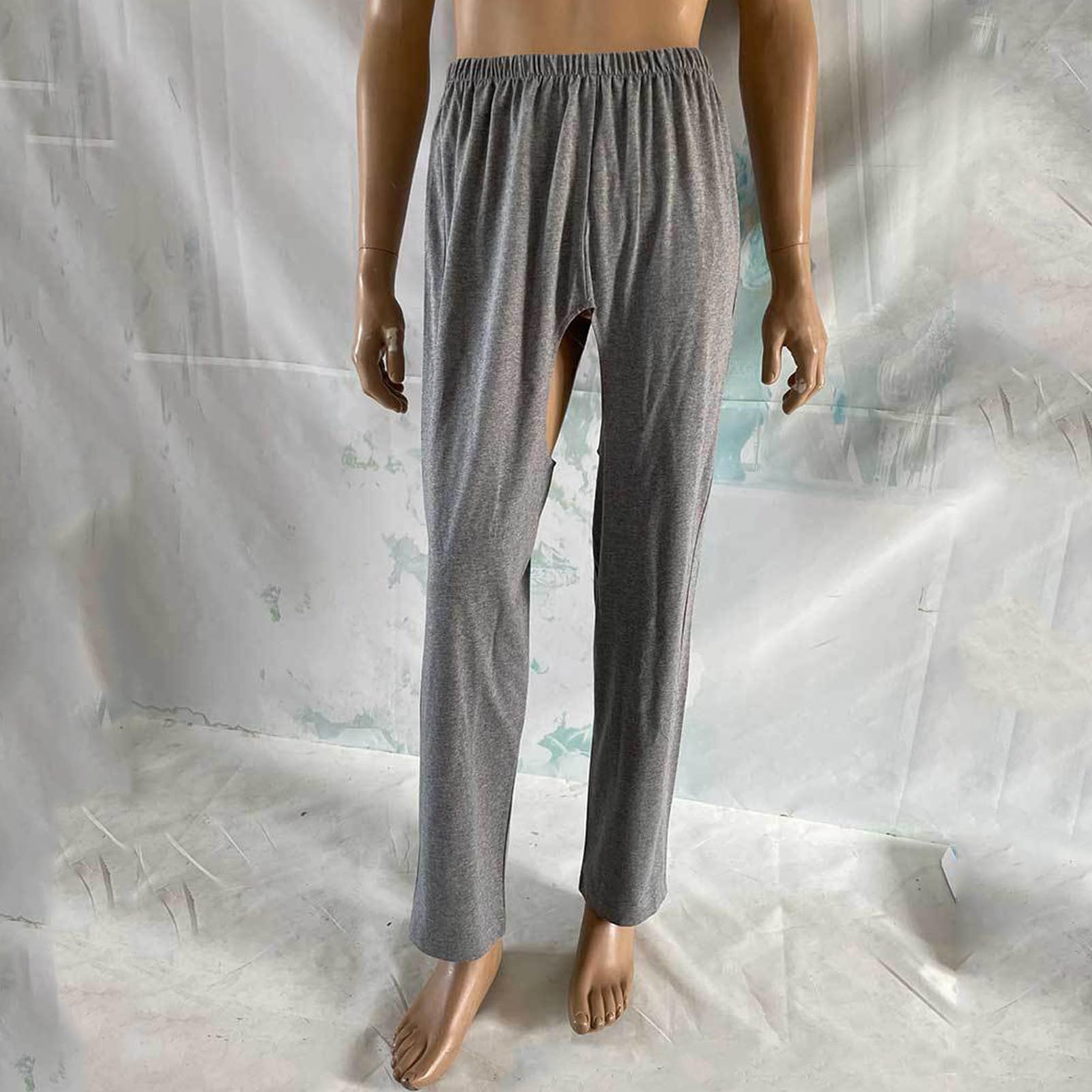 Pantalons De Soin pour Personnes Âgées À Ouverture À l'entrejambe, Pantalons D'incontinence pour Adultes pour Patients Alités Post-Opératoires Et Paralysés