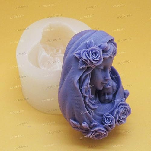 Miniatura 15 de 3D Gato Dormir Hecho a Mano Jabón Molde Silicona Vela Cera Resina Hecho a Mano Molde