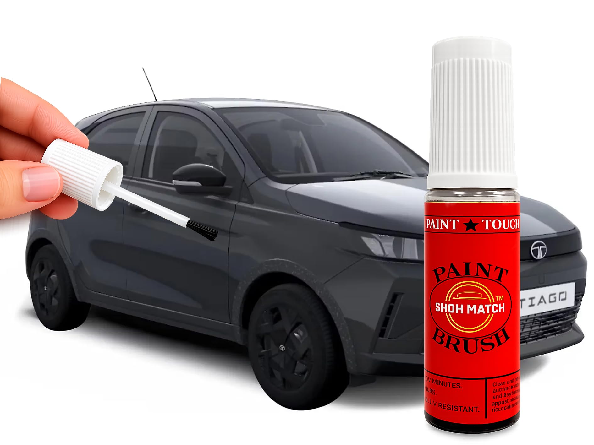 Show Match 2K Touch-Up Paint for Tata Tiago – Scratch Remover Pen (Multiple Colors) (Daytona Grey(TAT9743)-picture-23