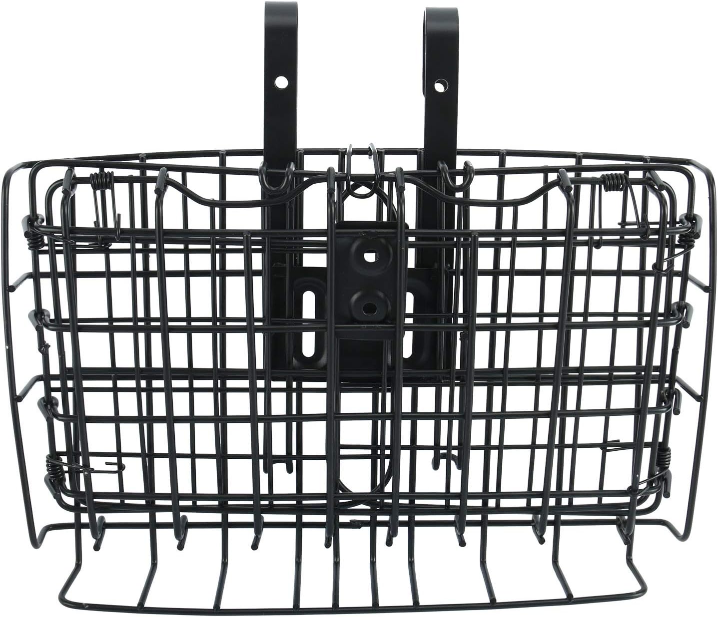 Yaesport Folding Rear Bike Basket Wire Mesh Fold-Up Detchable Front Bag Rear Hanging Bike Basket Bicycle Bag Cargo Rack for Mountain Bike Accessories Bike Frame Basket 1 Pack