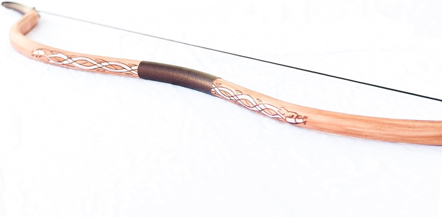 Merida's Bow and Arrows, Cosplay, with Celtic Design, 35-40lbs of Draw for Recreational Shooting. Comes with 3 Arrows