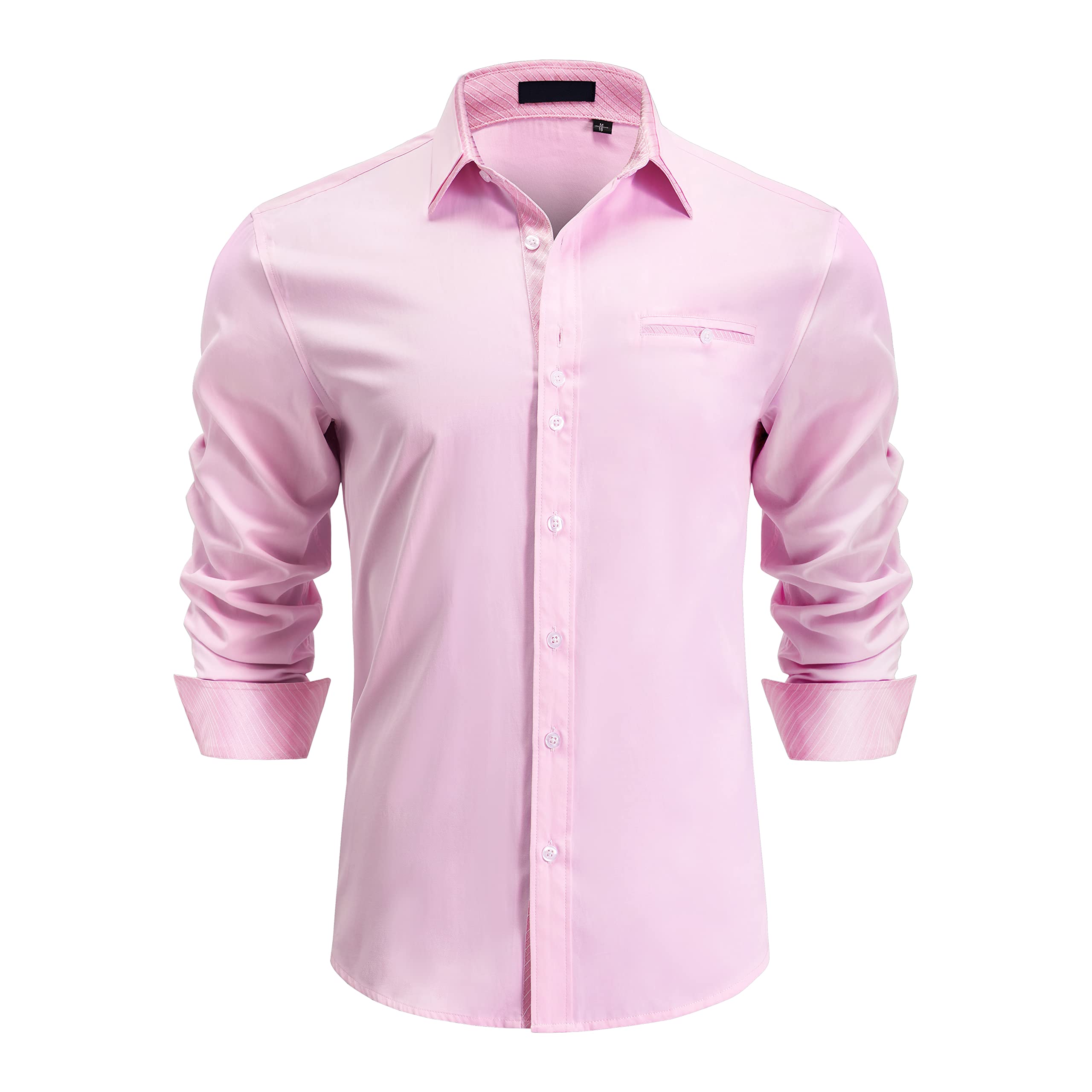 Enlision Camisas para Hombre Casual Camisa de Vestir Formal Camisas Manga Larga Camisa Clásica Elegante Camisa