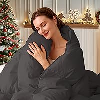 Vista 7 de puredown Edredón de plumón de ganso tamaño completo, 800 poder de relleno, 100% algodón, 93% plumón de ganso, inserto de edredón de plumón